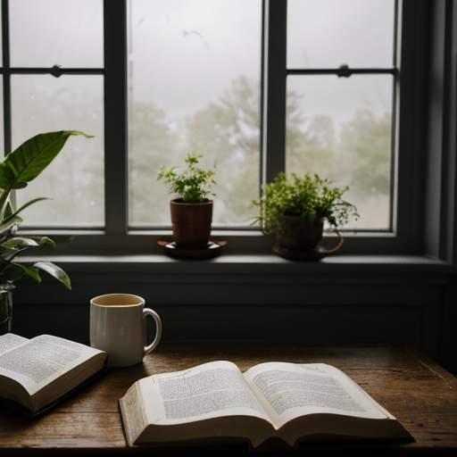 A cozy morning prayer for peace